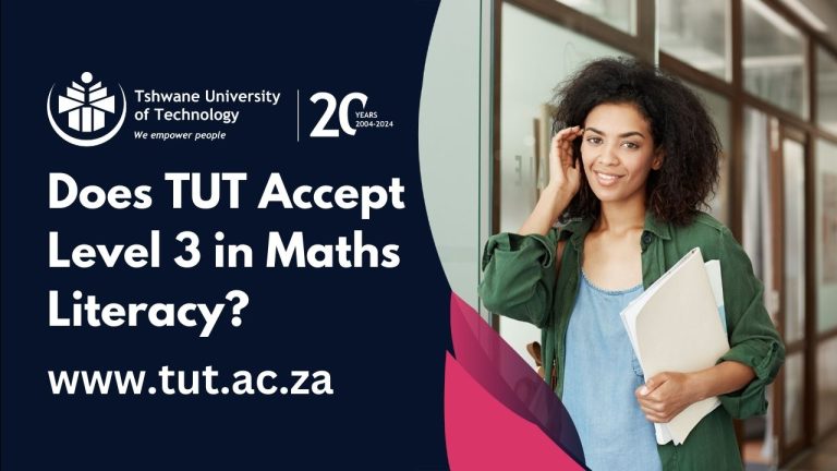 Does TUT Accept Level 3 in Maths Literacy?