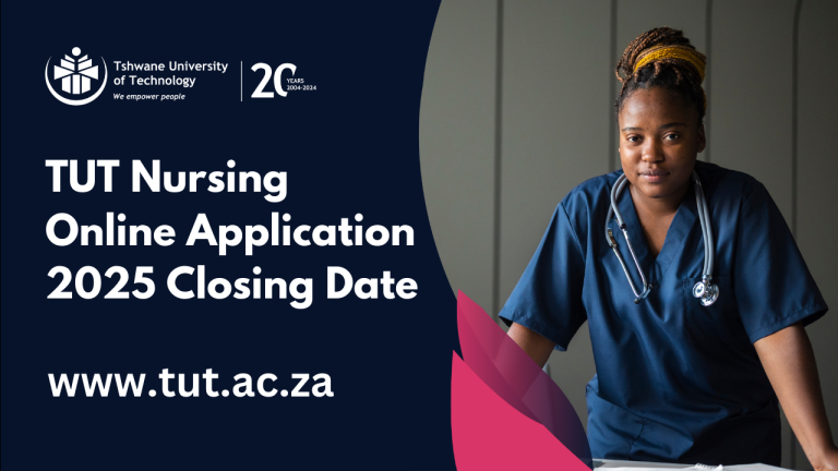 TUT Nursing Online Application 2025 Closing Date