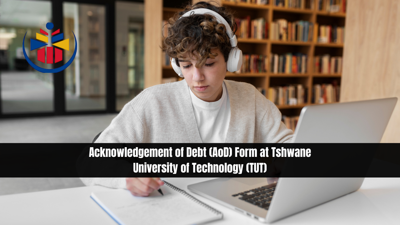 Acknowledgement of Debt (AoD) Form at Tshwane University of Technology (TUT)